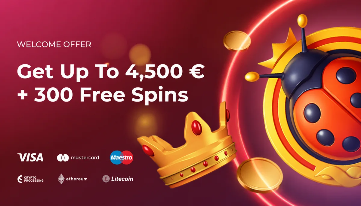 LuckyStart welcome offer up to 4,500 euro plus 300 free spins